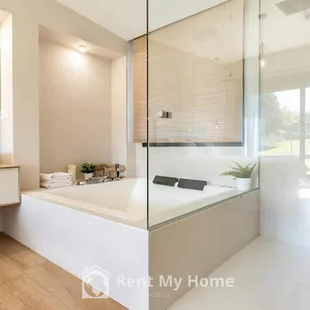 Moderno Chalet, Spa, Wifi, Parking, Recinto Privado Y Exclusivo ヒホン